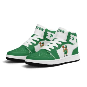 Boston Basketball Team Themed Shoes For Kids