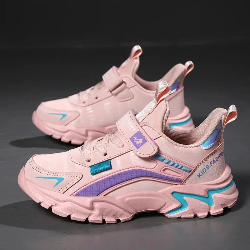 Brand Kids Sports Shoes Outdoor Comfortable Running Shoes Girls Waterproof Sneakers Antislip Children Shoes