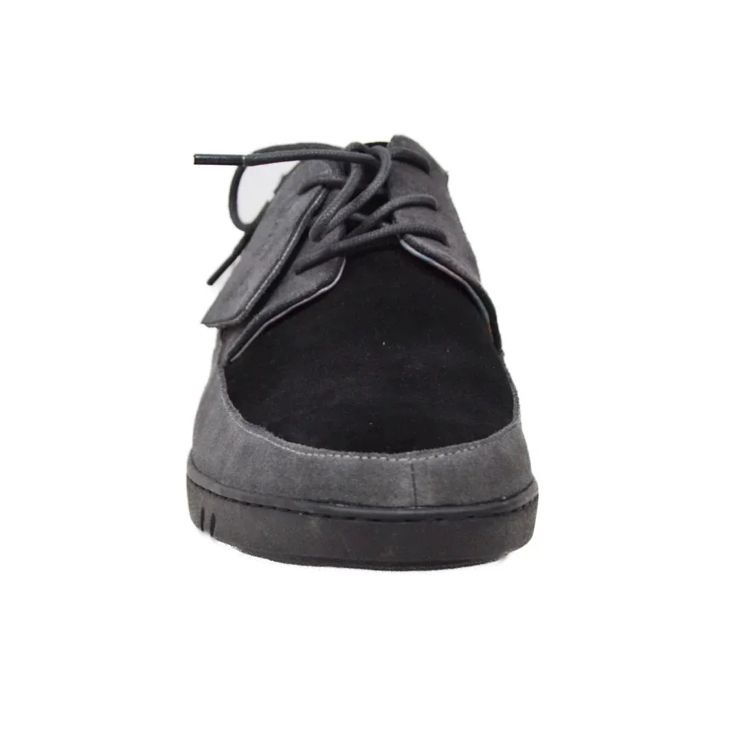 British Walkers Westminster Vintage Bally Style Men's Leather and Suede Low Top Sneakers