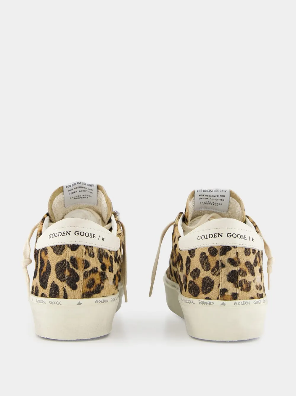 Brown Leopard Print Hi Star Sneakers