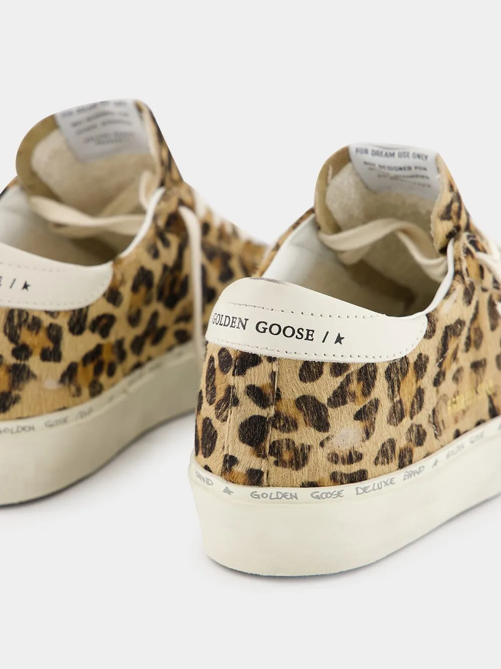 Brown Leopard Print Hi Star Sneakers