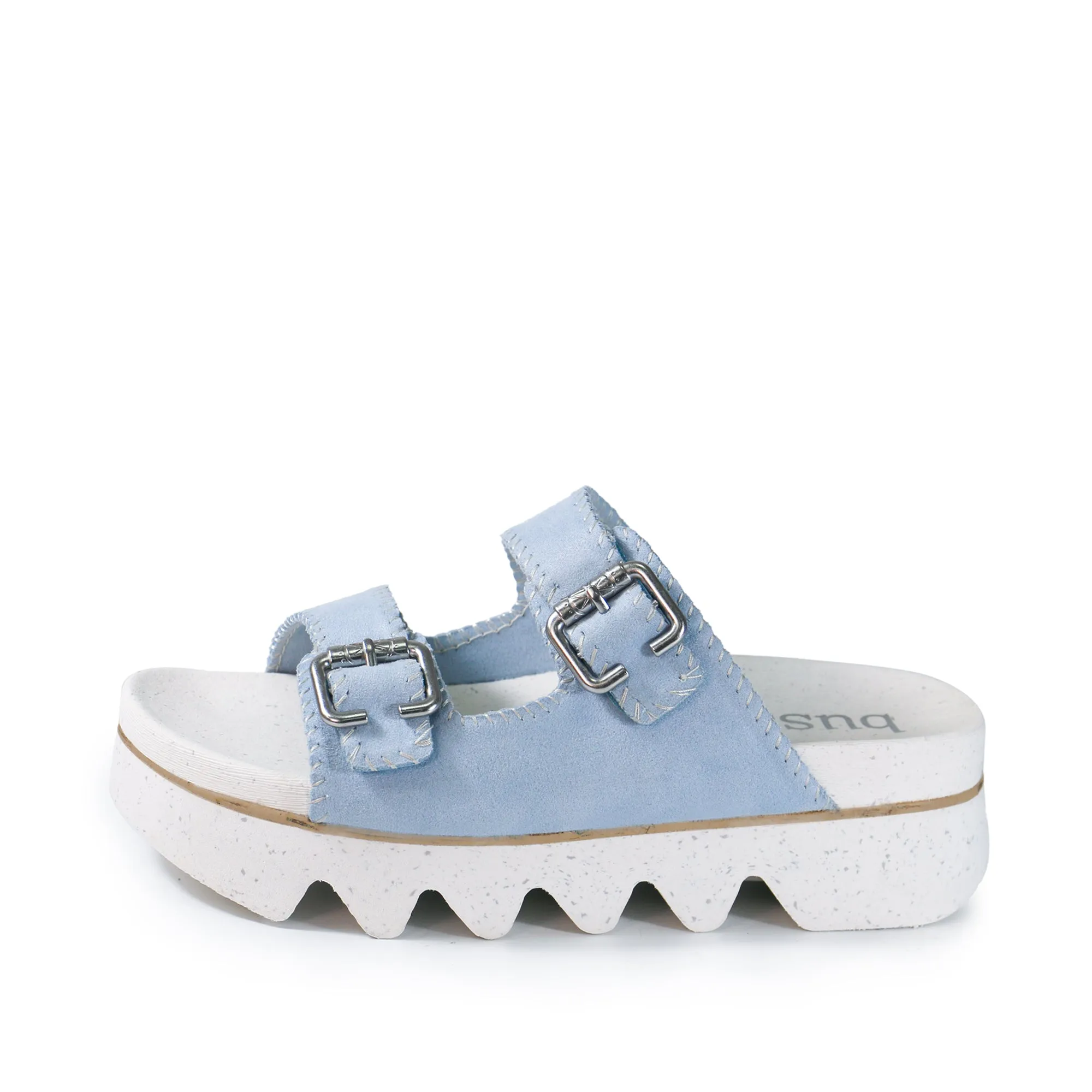Capri Buckle Strap Slide Sandals (Skyway)