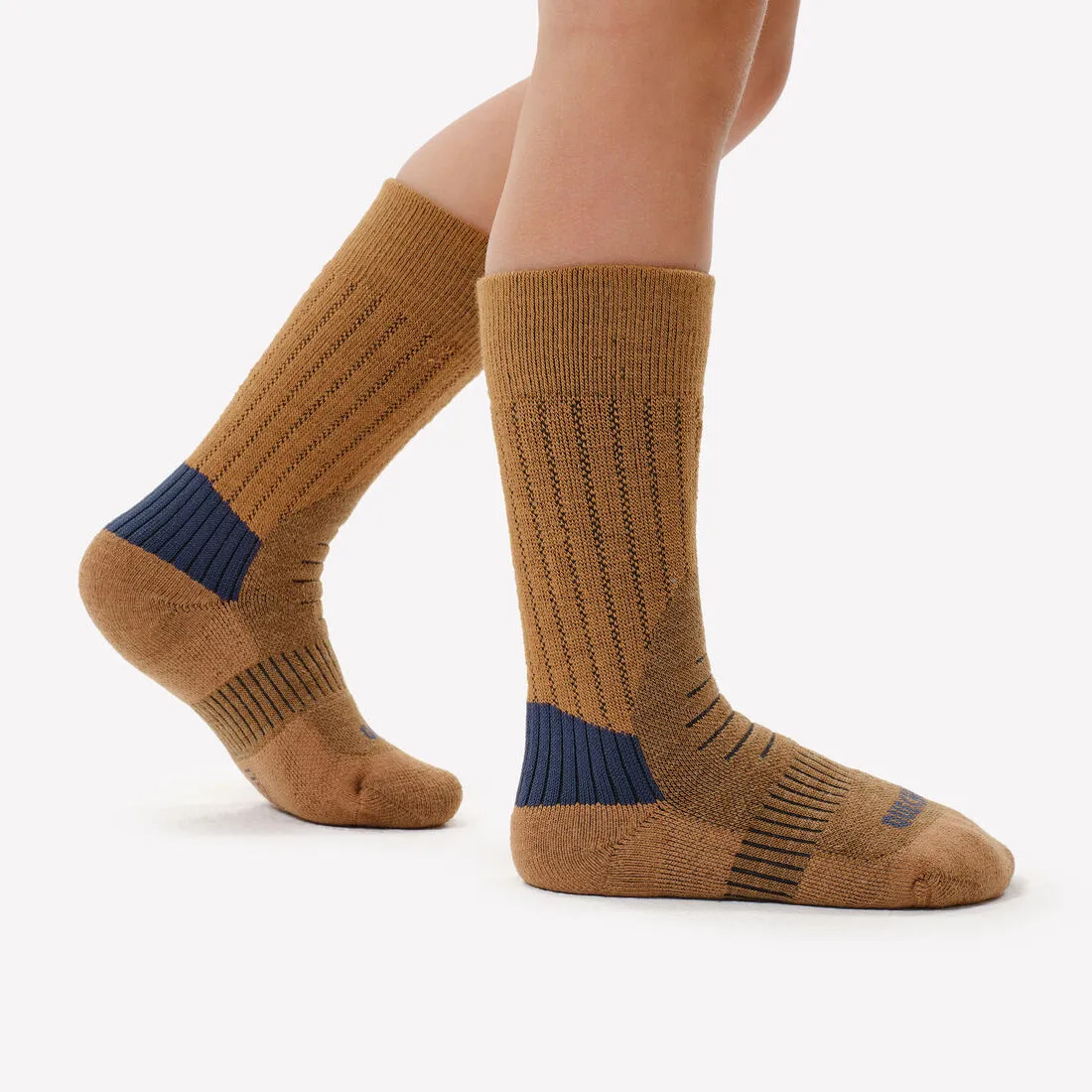 Chaussettes chaudes de randonnée - SH100 MID - enfant X2 paires