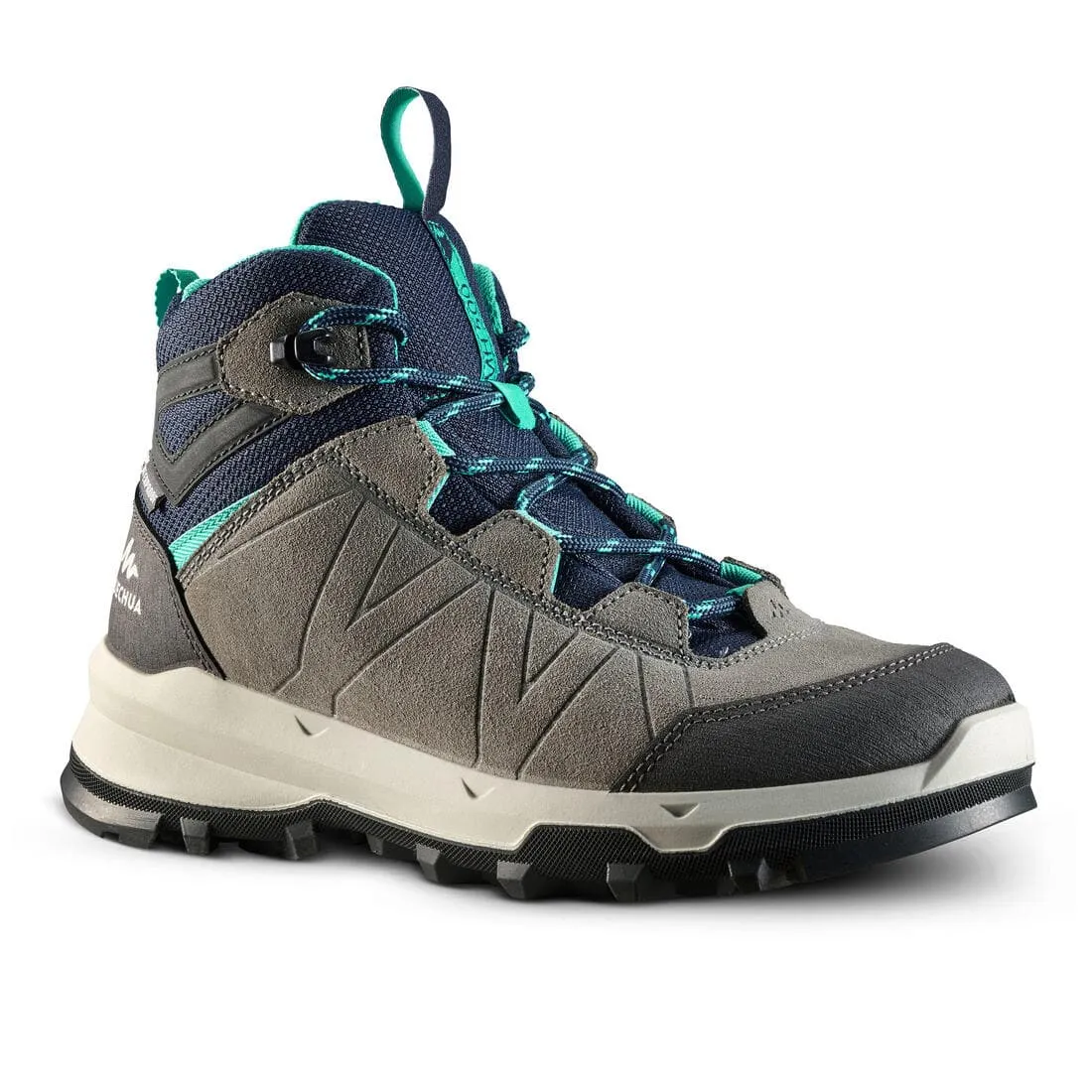 Chaussures hautes imperméables enfant de randonnée montagne - MH500 28-39