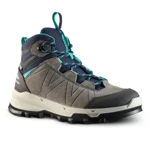 Chaussures hautes imperméables enfant de randonnée montagne - MH500 28-39