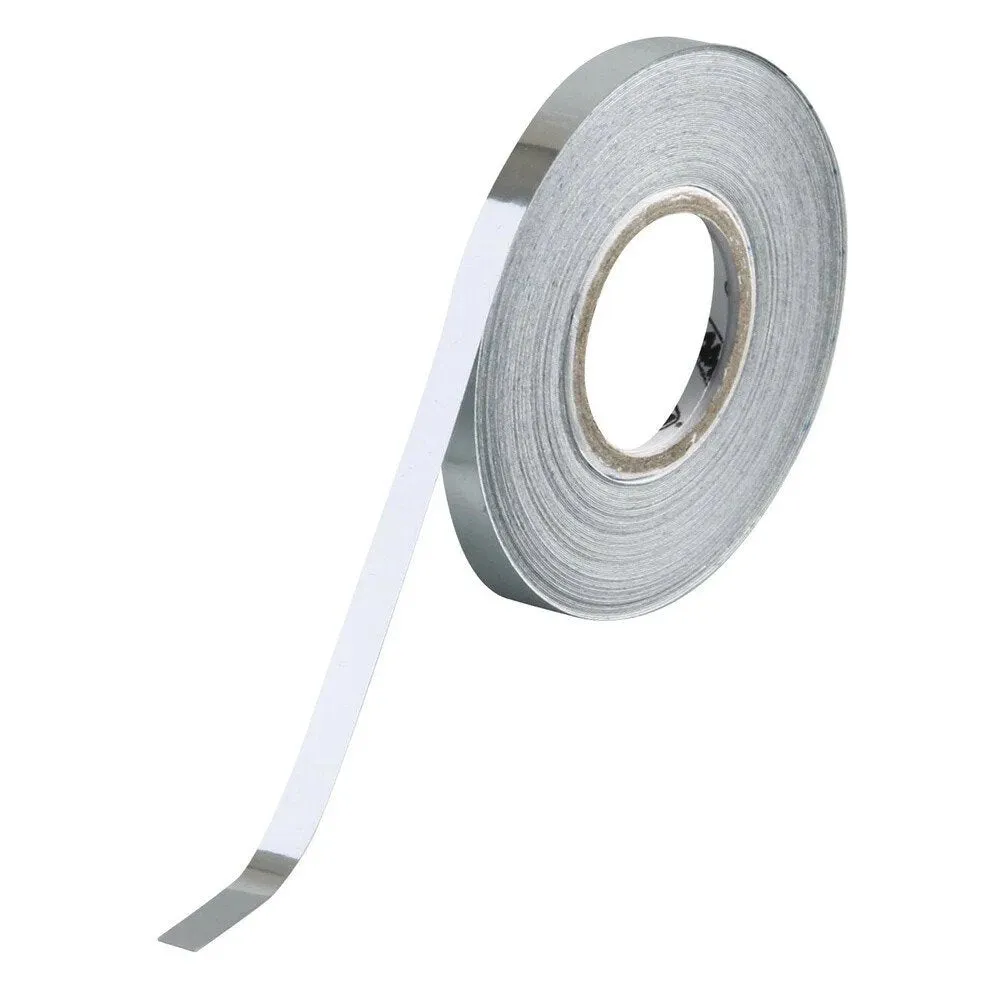 Chrome Self-Adhesive Tape Lamp Chrome Stripe, 5mm x 10m