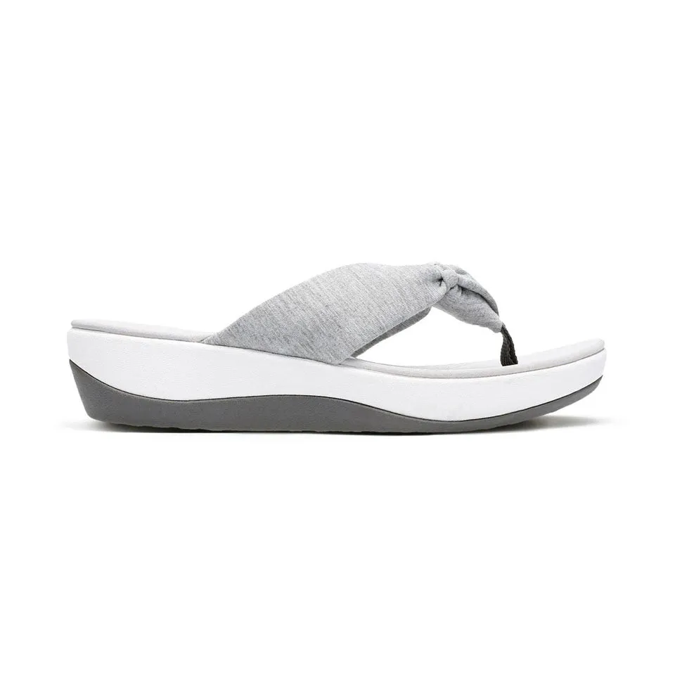 Clarks Women's Arla Glison Green Combi | Grey Fabric