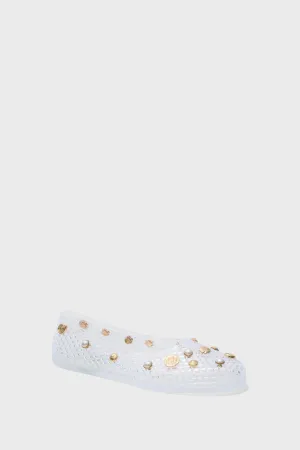 Clear Gems Iro Jelly Flats
