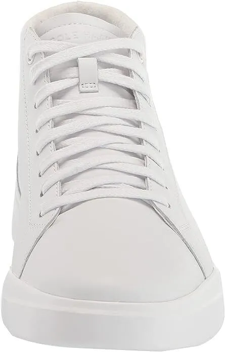 Cole Haan Men's Grand Crosscourt Modern Midcut Sneaker White/White C35773