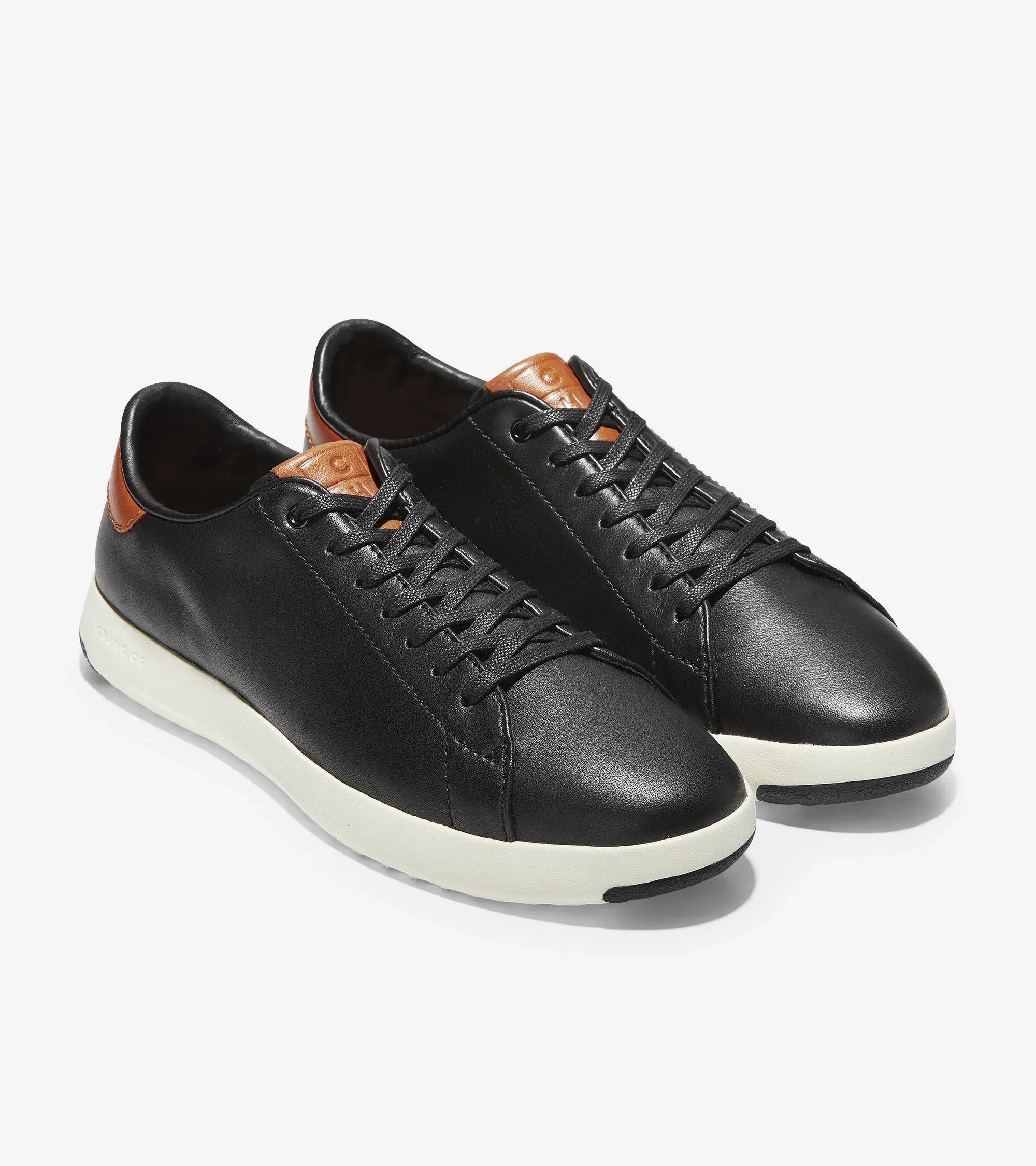 Cole Haan Men's Grandpro Tennis Sneaker Black/British Tan C23877