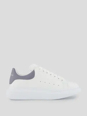 Colour-Block Panelled Leather Sneakers