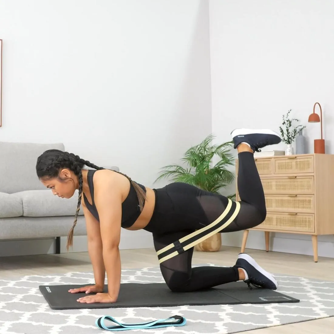 Connected Weight Training Resistance Glute Band - Large 14 kg