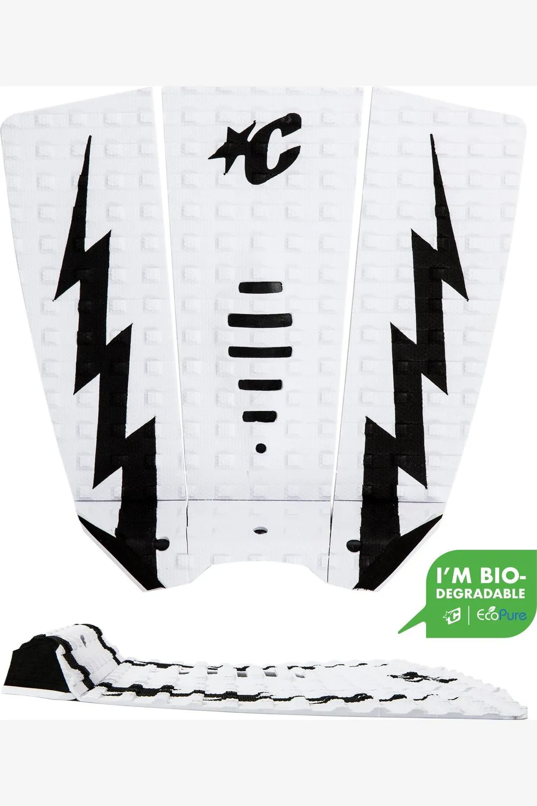 CREATURES MICK E FANNING LITE GRIP - WHITE BLACK