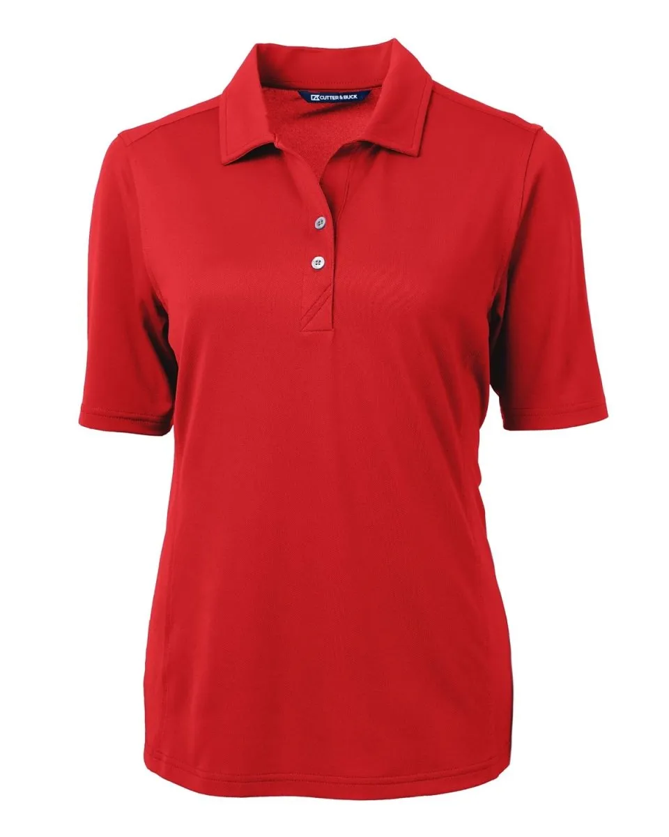 Cutter & Buck Womens Virtue Eco Pique Recycled  Polo