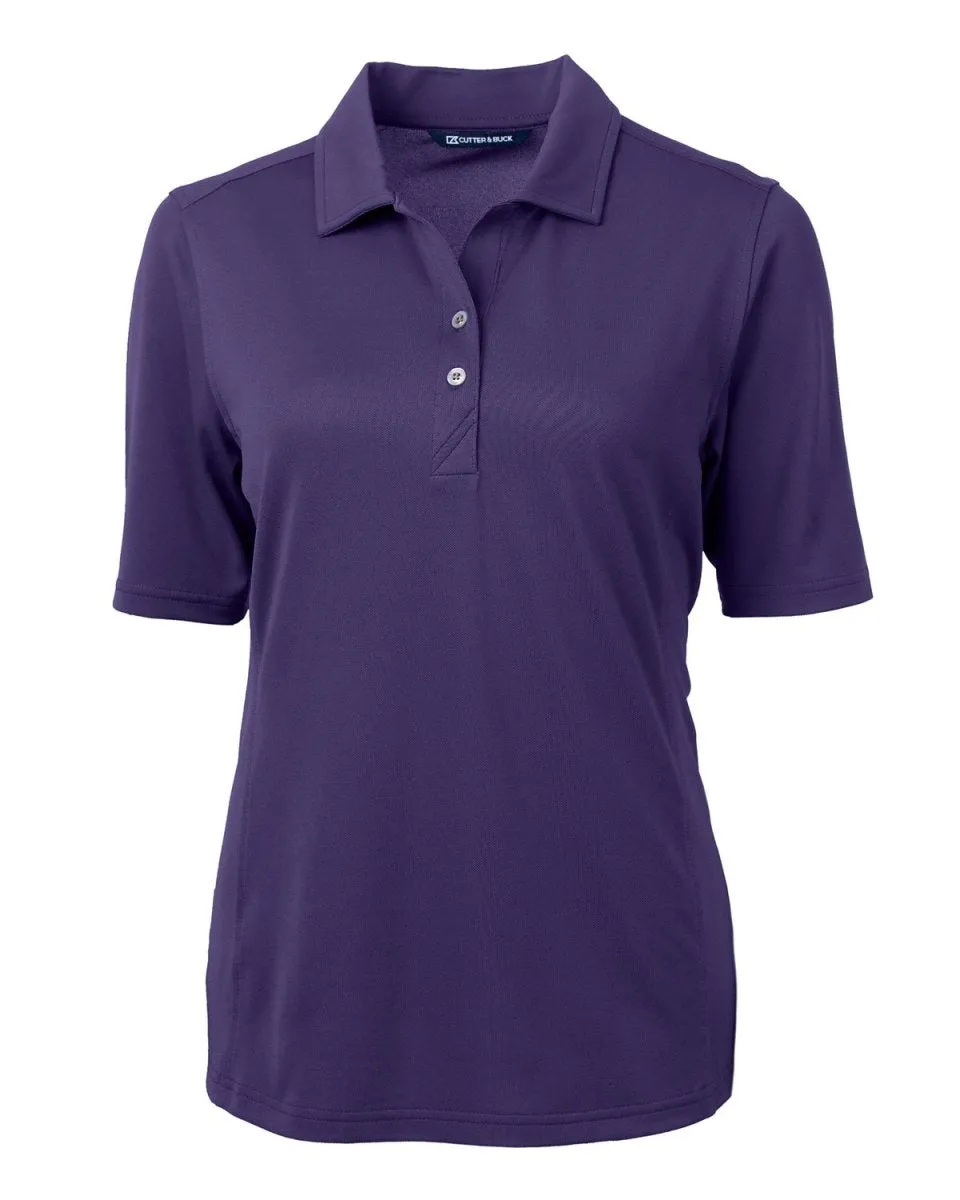 Cutter & Buck Womens Virtue Eco Pique Recycled  Polo