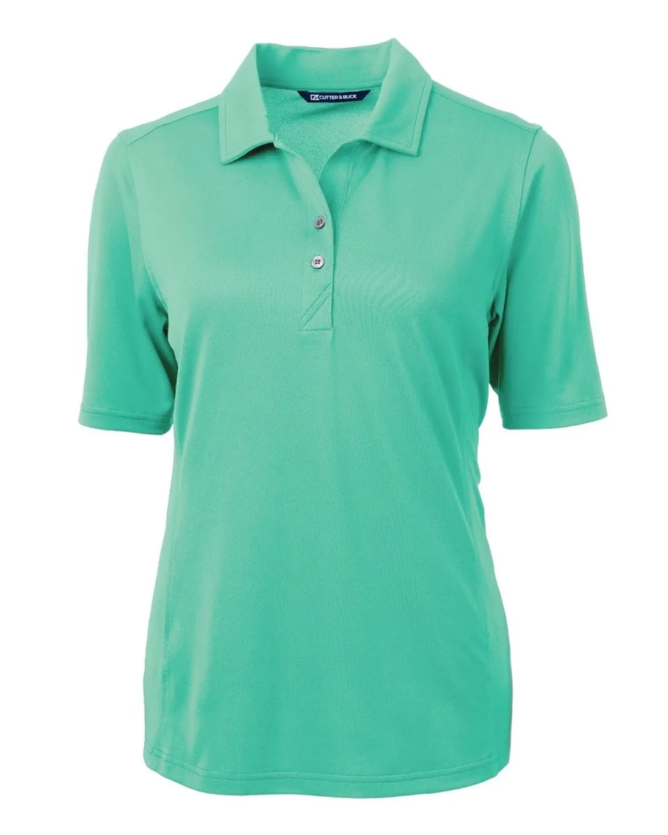 Cutter & Buck Womens Virtue Eco Pique Recycled  Polo