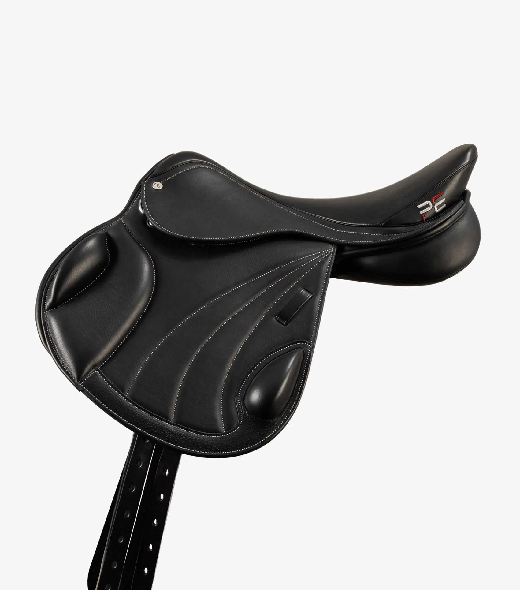 Deauville Leather Monoflap Cross Country Saddle Black