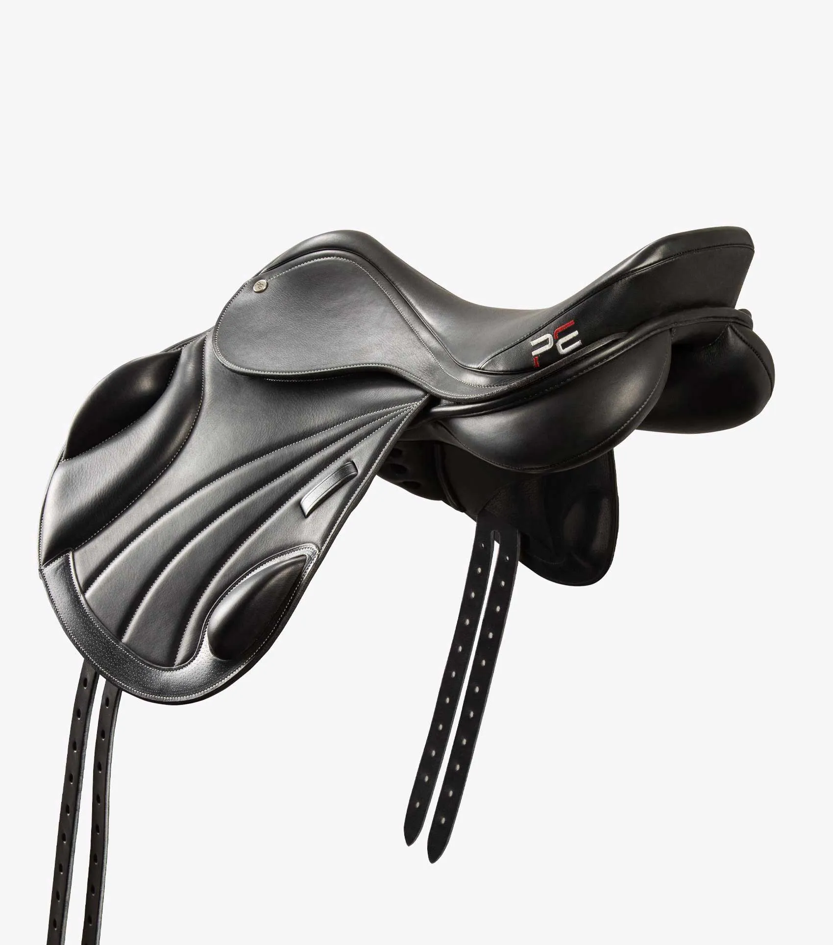 Deauville Leather Monoflap Cross Country Saddle Black