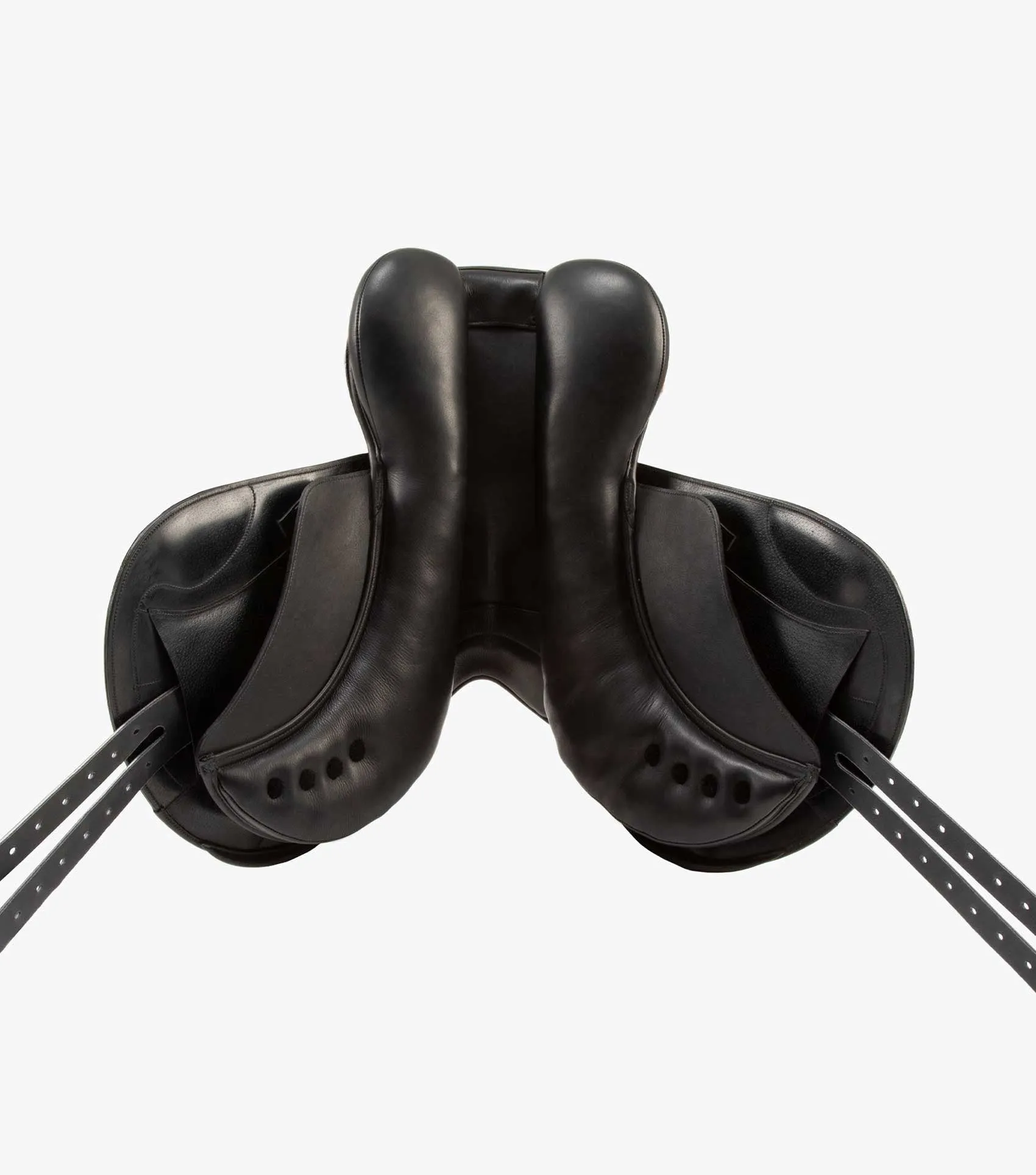 Deauville Leather Monoflap Cross Country Saddle Black