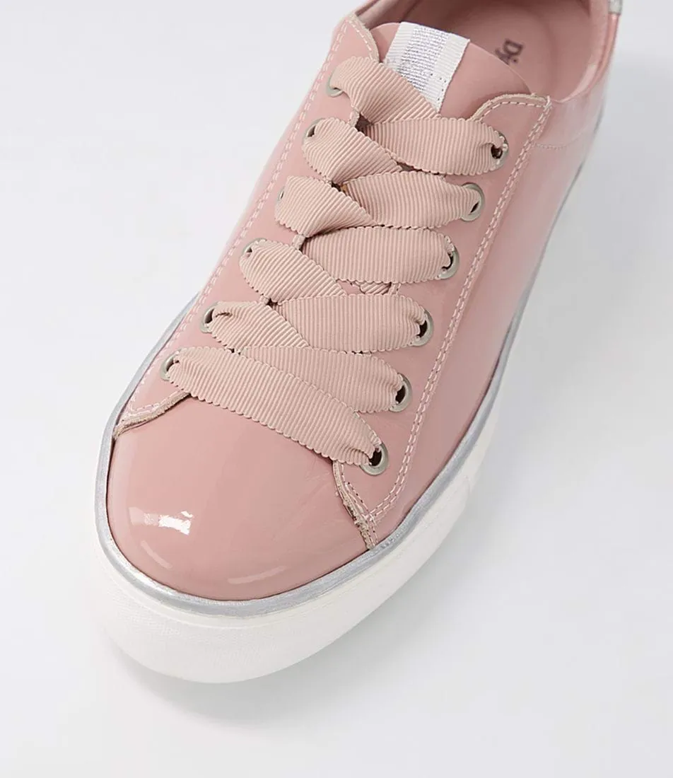 Django & Juliette -Finni Blush Patent,Silver Multi Sneakers