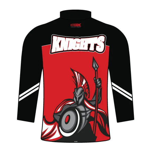 DMV KNIGHTS Football Sublimated Quarter Zip Jacket
