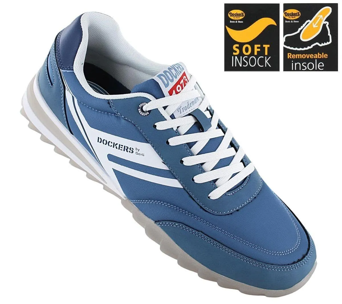 DOCKERS by Gerli 54HY002 - Herren Schuhe Sneakers Blau 702600