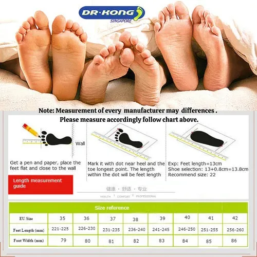 DR.KONG WOMEN COMFORT CASUAL SHOES DK-W5001500-BLK(RP : $169)