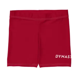 Dynasty Signature Women's Yoga Bike Shorts (Red)