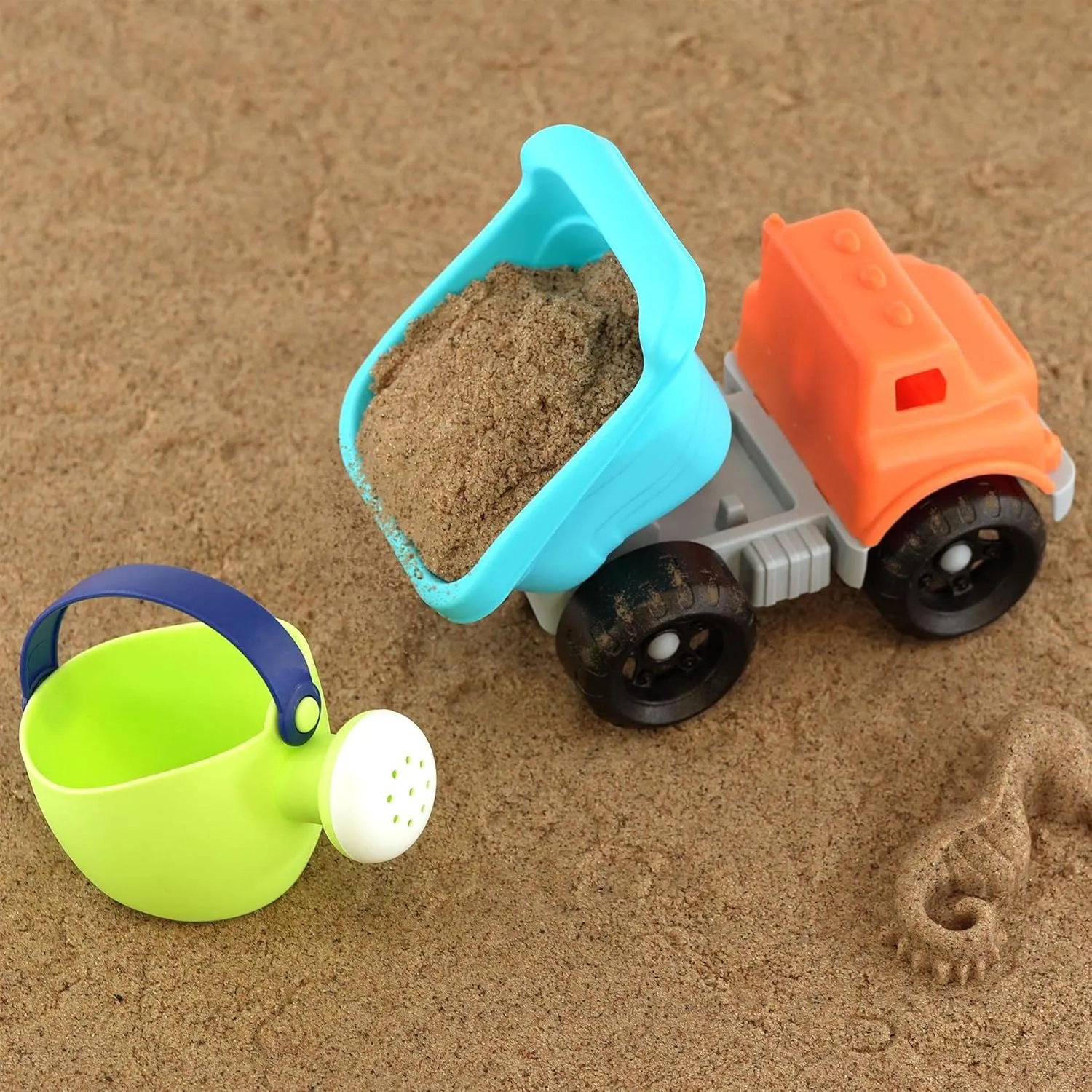 Eco-Plastic Bucket & Spade Set | 13 Pieces | Outdoor Kids Toys for Sand Pit | 3 years 