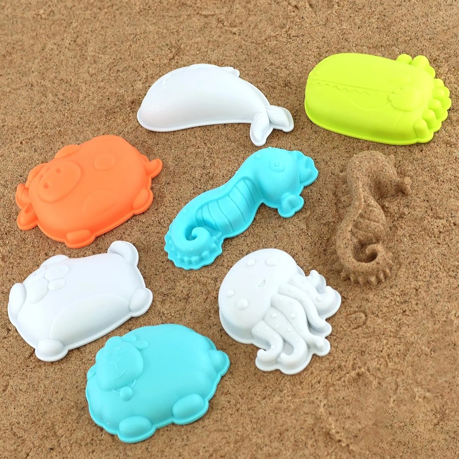 Eco-Plastic Bucket & Spade Set | 13 Pieces | Outdoor Kids Toys for Sand Pit | 3 years 