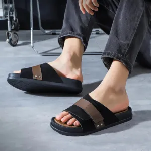 Elegant Comfort Suede-Leather Sneakers