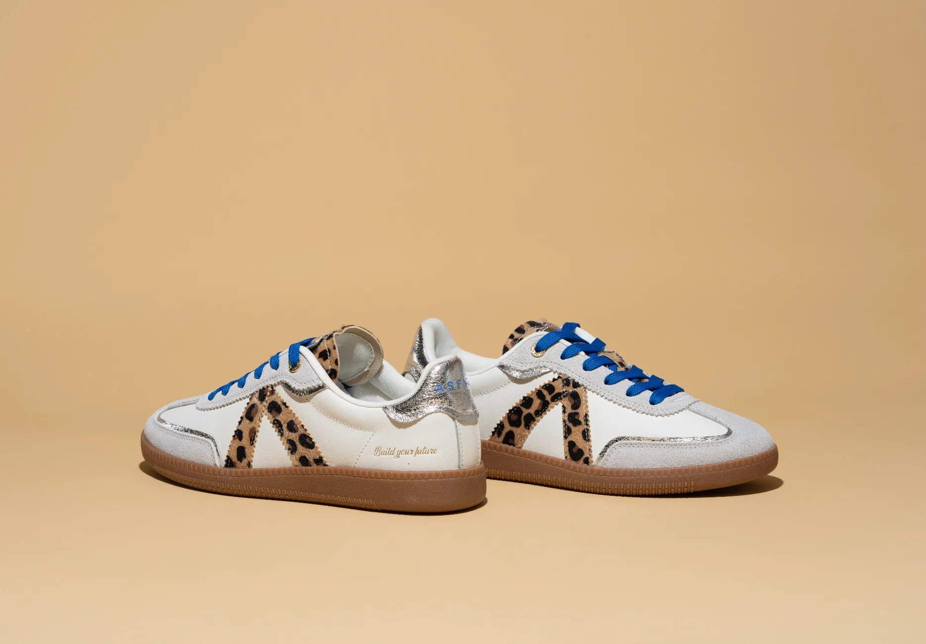 ELITE CLASSIC WHITE LEOPARD SILVER BLUE