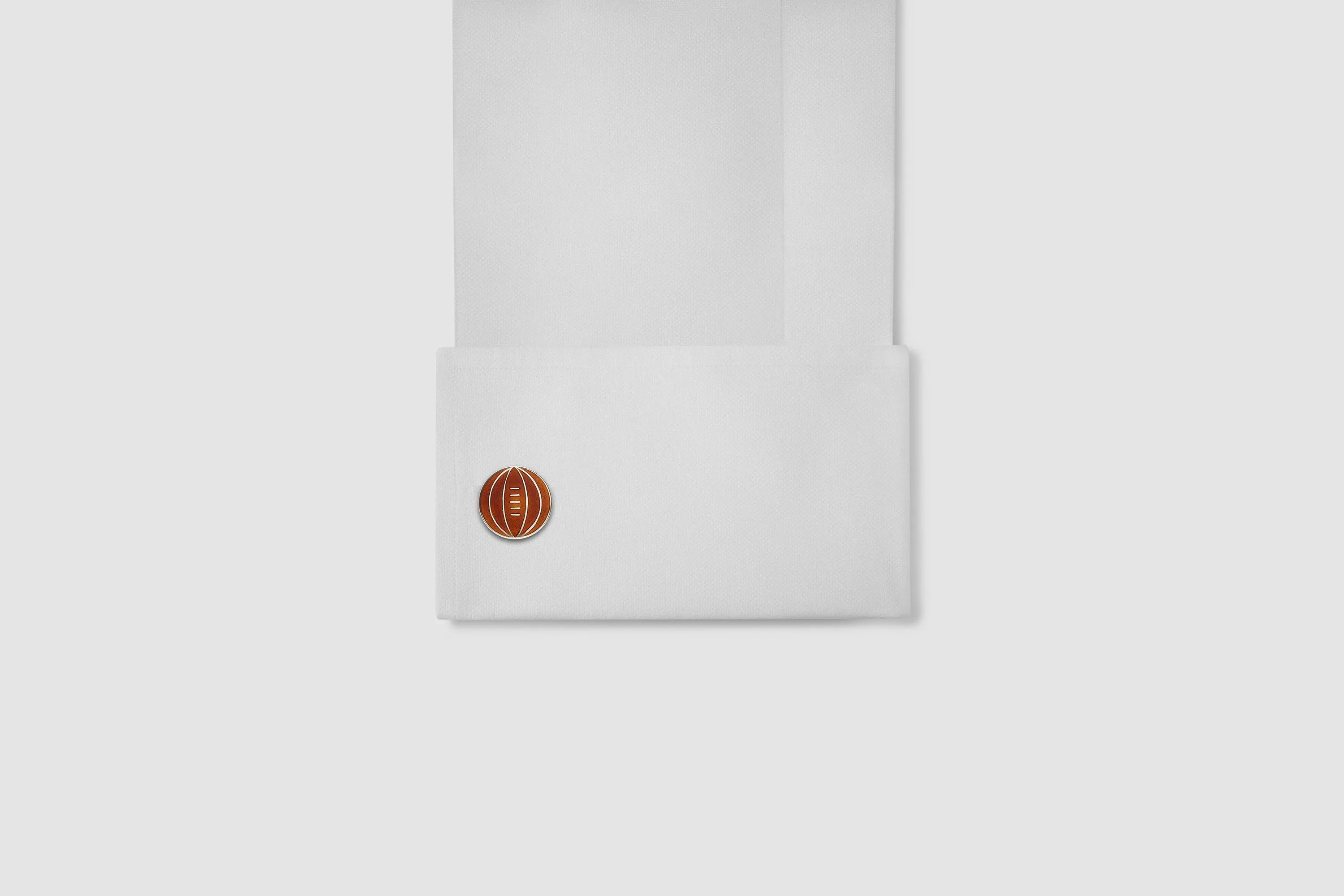 Enamel Football Cufflinks