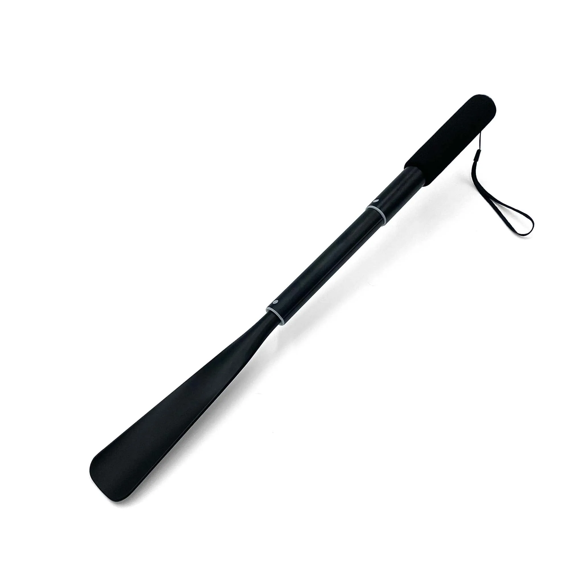 Extendable extra long travel shoe horn