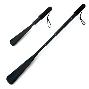 Extendable extra long travel shoe horn