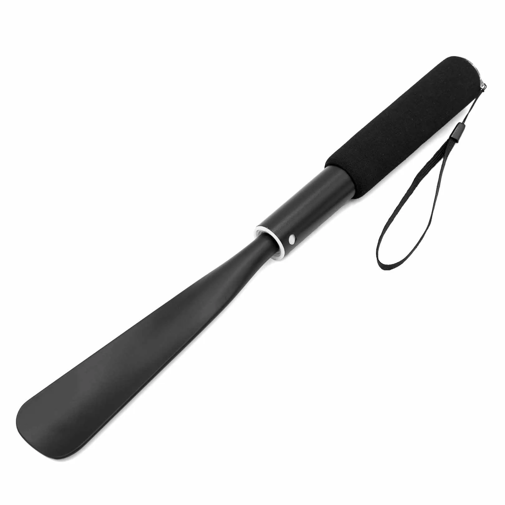 Extendable extra long travel shoe horn