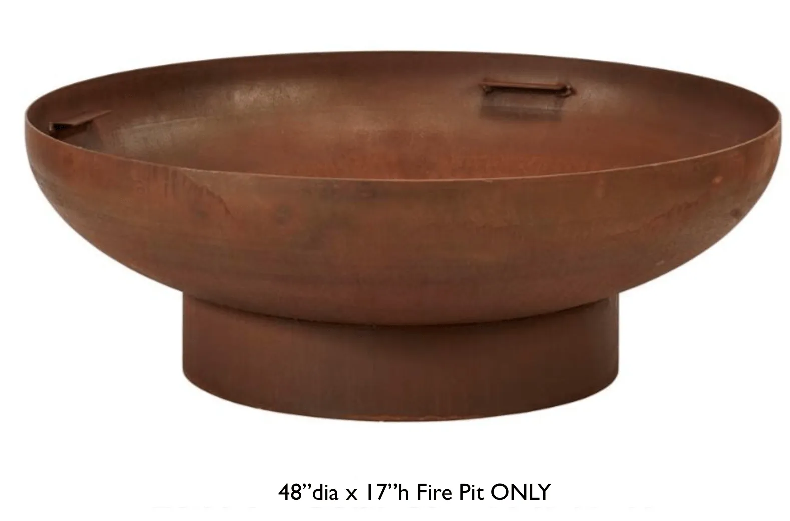 Flaming Gorge Gobi Steel Fire Pit & Teak Top
