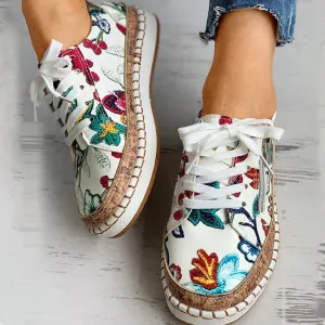 Fleur - Bloemige Sneakers voor Dames - Stijlvol en Comfortabel
