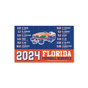 Florida 2024 Football Schedule Magnet