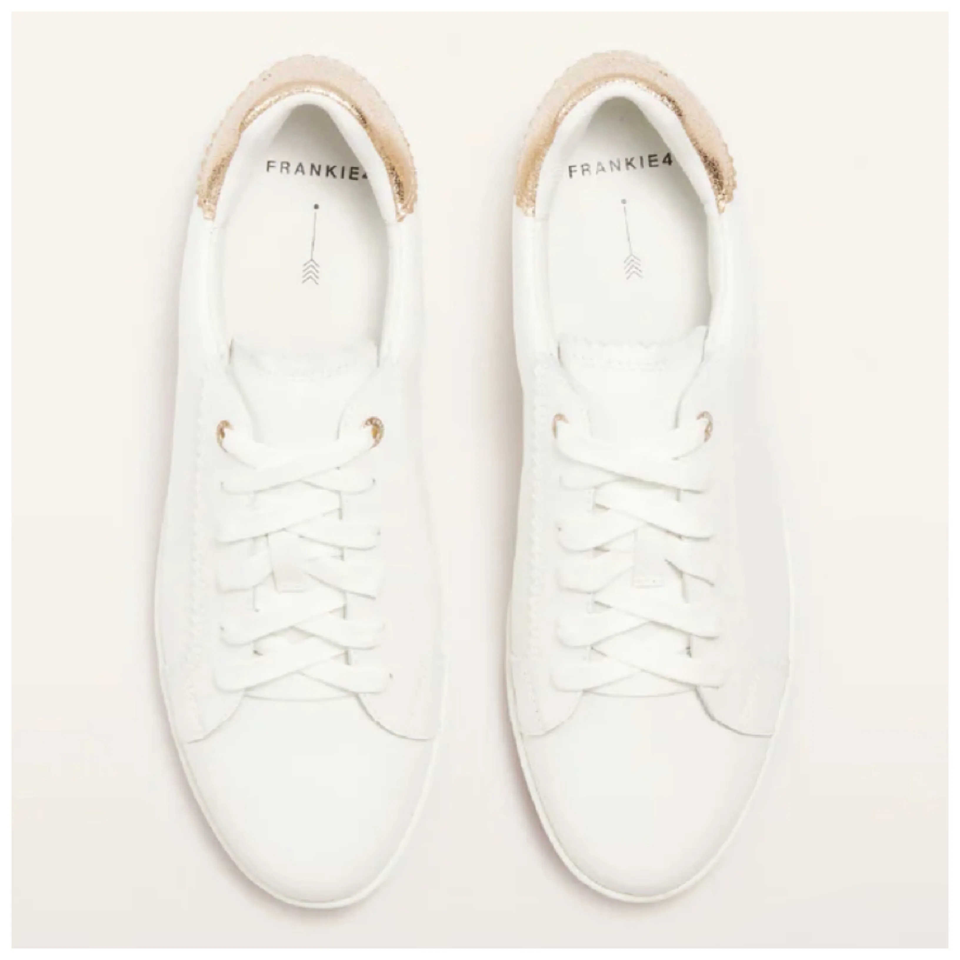 FRANKIE4 - Jackie IV White/Rose Gold