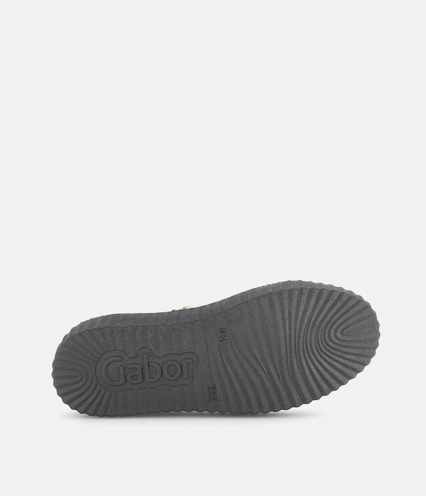 Gabor Sporty Luxe Black Patent Sneaker