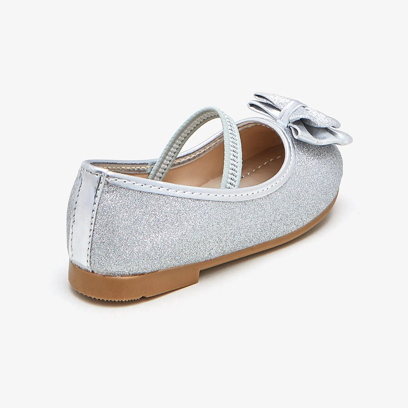 Girls Ballet Flats with Bow