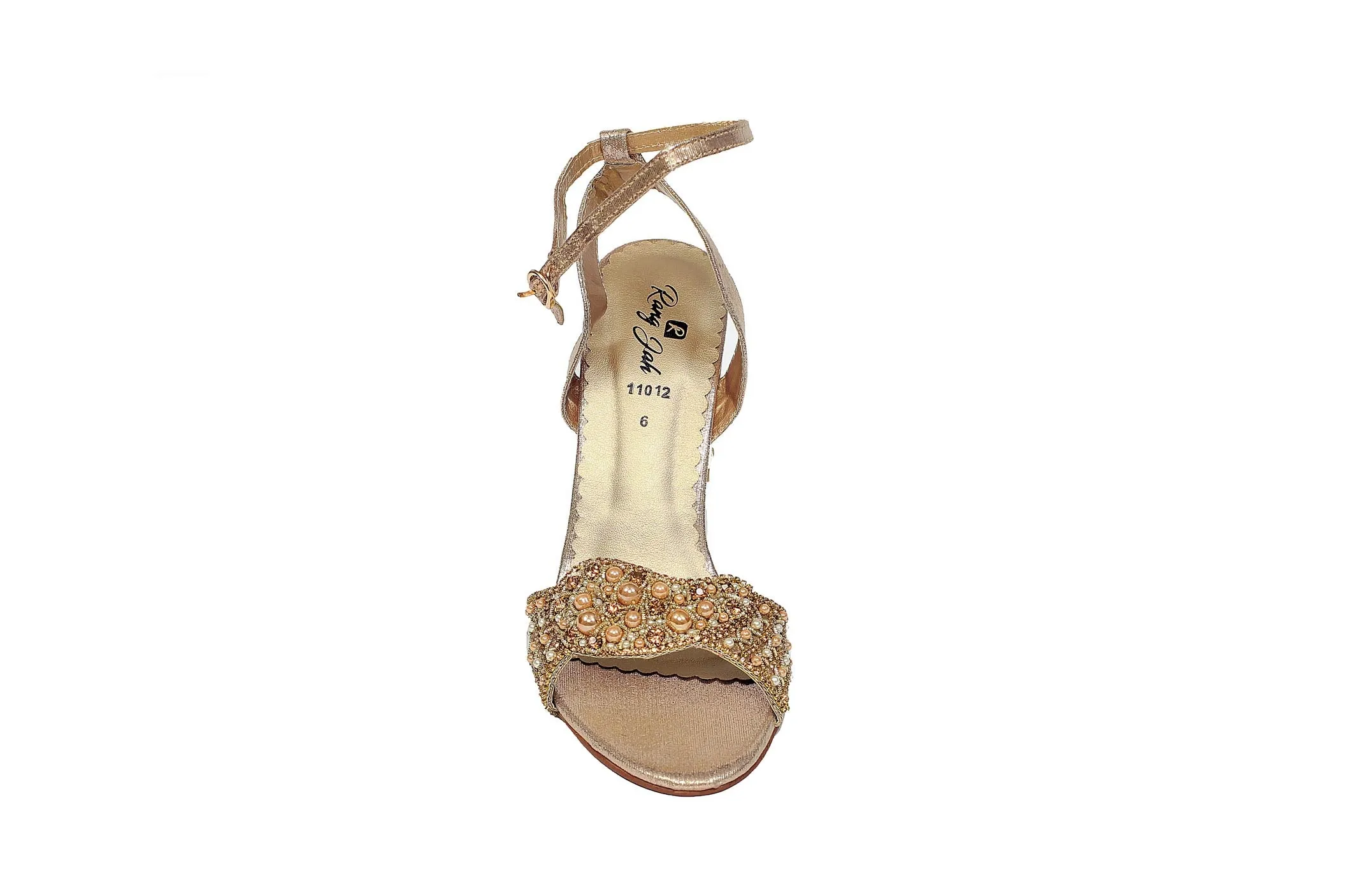 Golden Color Formal Sandals-RS25
