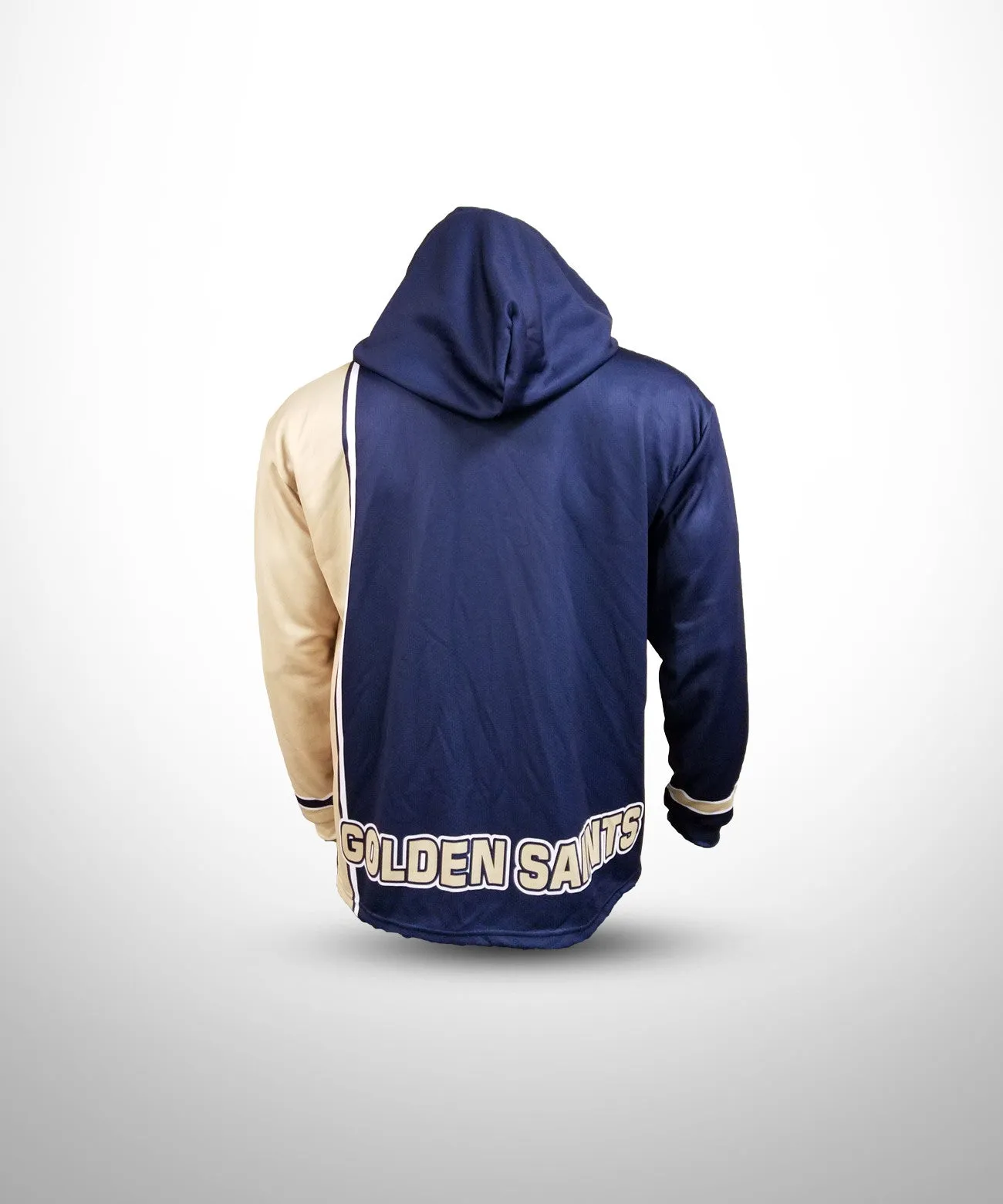 GOLDEN SAINTS Football Sublimated Hoodie NV VG