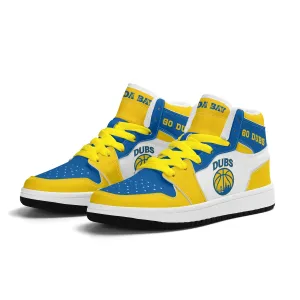 Golden State Basketball Team Themed Shoes For Kids
