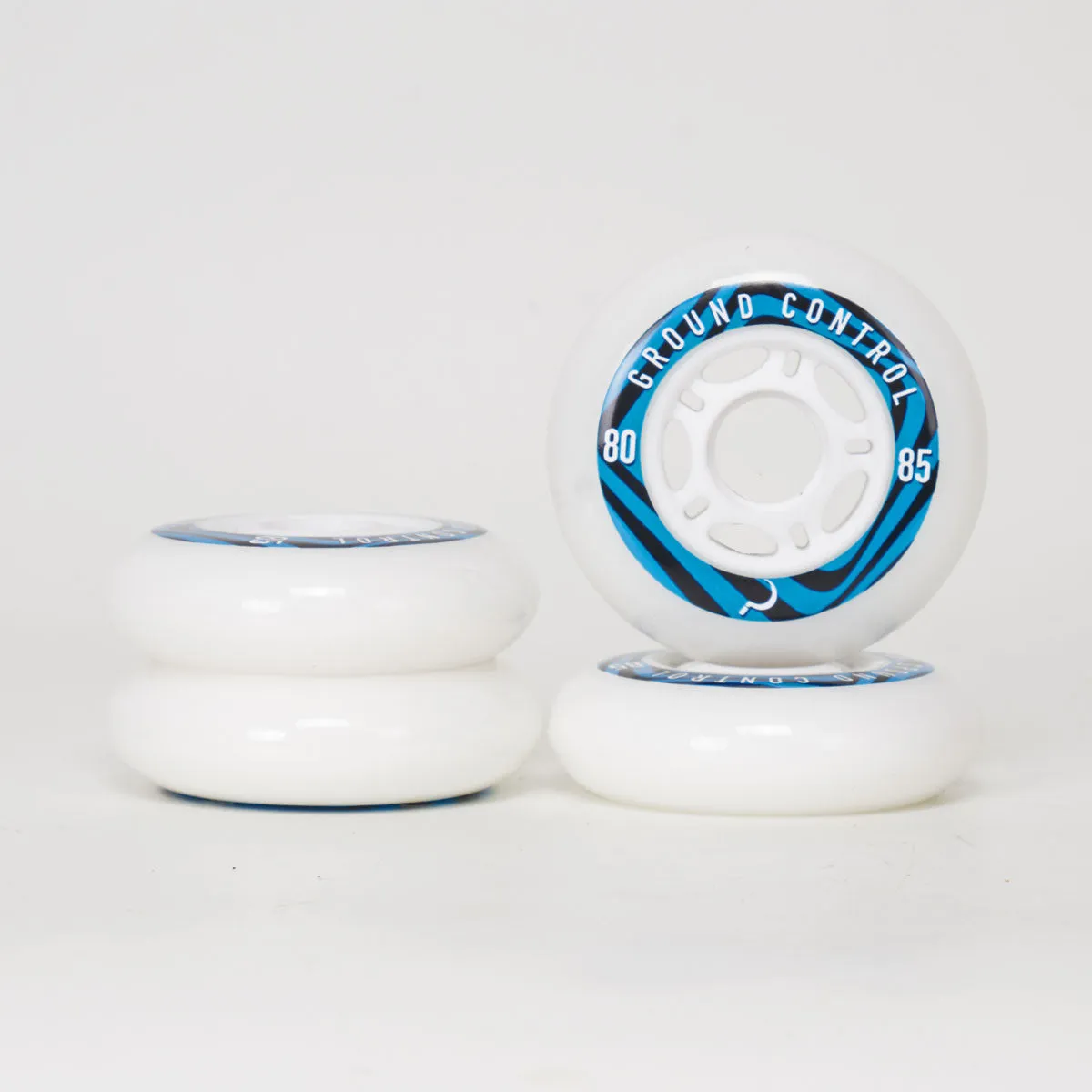 Ground Control Psych FSK Wheels 80mm / 85A - White
