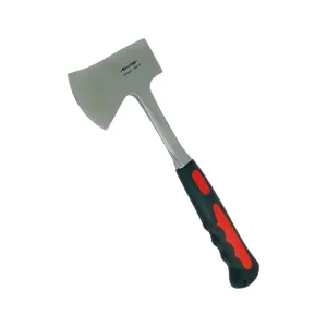 Hand Axe Hatchet Rubber Handle with Fully Forged Steel Head Firewood Splitter