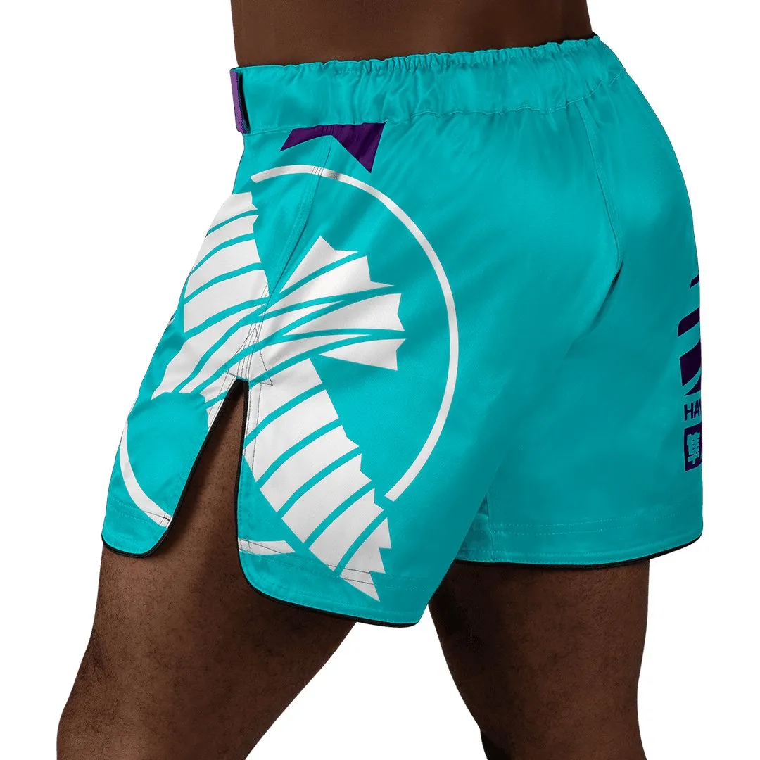 HAYABUSA® ICON Mid-Thigh Icon Fight Shorts | Training Wrestling Fight Shorts Men's Boxing MMA Combat BJJ Grappling Fitness Muay Thai Kickboxing