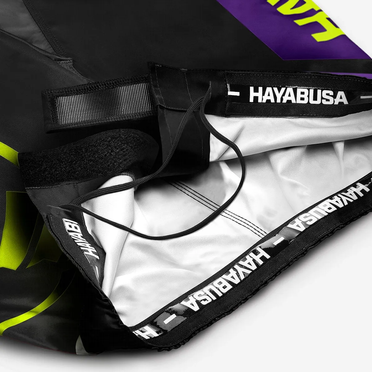 HAYABUSA® ICON Mid-Thigh Icon Fight Shorts | Training Wrestling Fight Shorts Men's Boxing MMA Combat BJJ Grappling Fitness Muay Thai Kickboxing