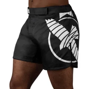 HAYABUSA® ICON Mid-Thigh Icon Fight Shorts | Training Wrestling Fight Shorts Men's Boxing MMA Combat BJJ Grappling Fitness Muay Thai Kickboxing